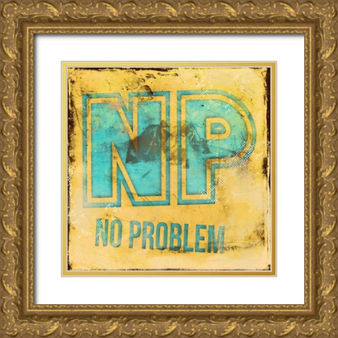 NP Gold Ornate Wood Framed Art Print with Double Matting by Rodriquez Jr, Enrique