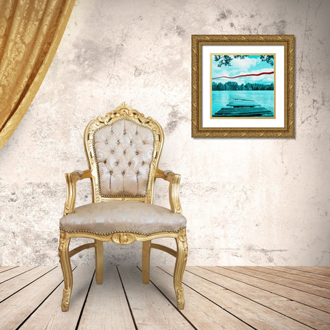 Surgical Summer Four Gold Ornate Wood Framed Art Print with Double Matting by Rodriquez Jr, Enrique