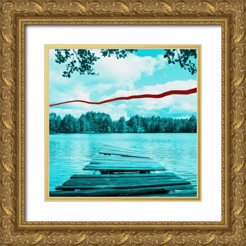 Surgical Summer Four Gold Ornate Wood Framed Art Print with Double Matting by Rodriquez Jr, Enrique