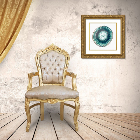 Geode 1 Gold Ornate Wood Framed Art Print with Double Matting by Urquhart, Elizabeth