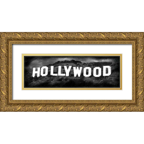 Hollywood Hill Gold Ornate Wood Framed Art Print with Double Matting by Gibbons, Lauren