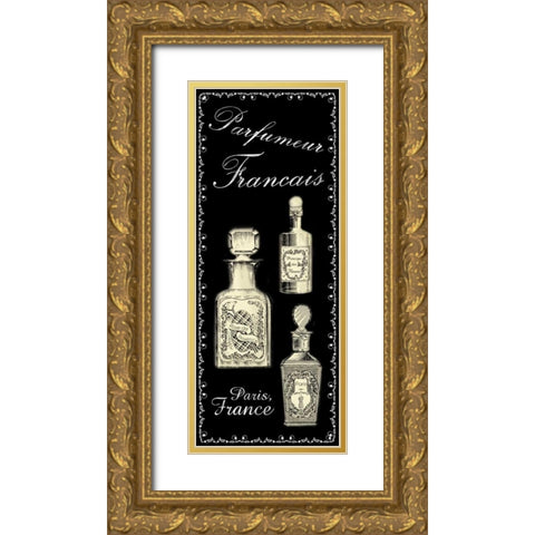 Perfume 2 Gold Ornate Wood Framed Art Print with Double Matting by Gibbons, Lauren