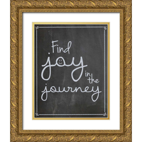 Find Joy in Journey Gold Ornate Wood Framed Art Print with Double Matting by Gibbons, Lauren