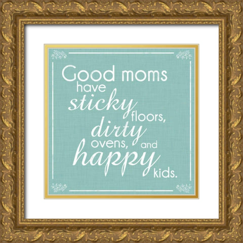 Good Moms 2 Gold Ornate Wood Framed Art Print with Double Matting by Gibbons, Lauren