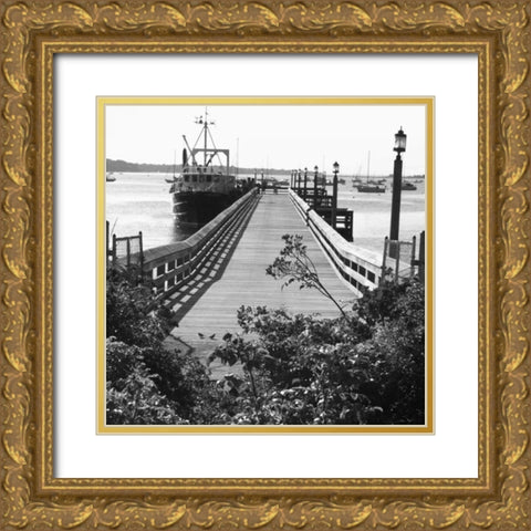 Landscape 4 Gold Ornate Wood Framed Art Print with Double Matting by Gibbons, Lauren