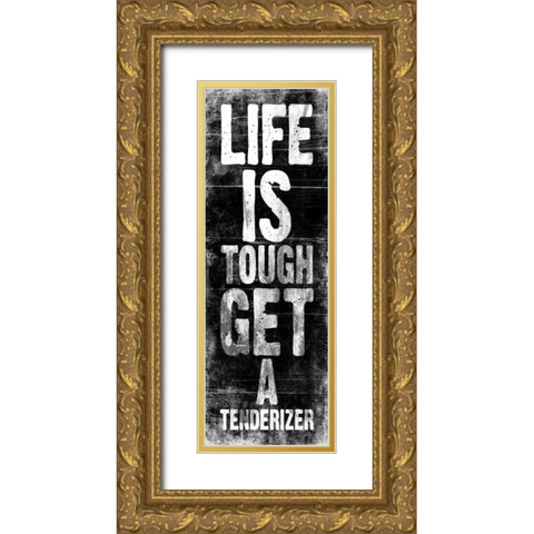 Tenderizer Gold Ornate Wood Framed Art Print with Double Matting by Grey, Jace