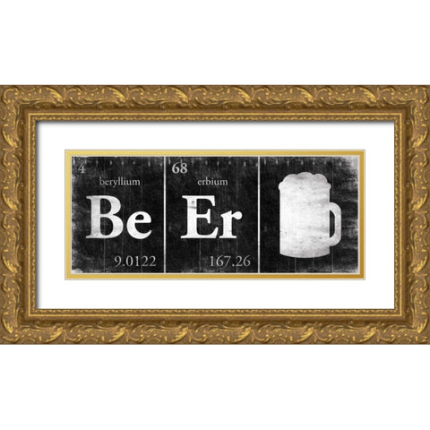 BeEr Gold Ornate Wood Framed Art Print with Double Matting by Grey, Jace