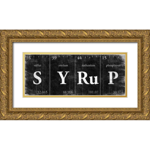 SYRuP Gold Ornate Wood Framed Art Print with Double Matting by Grey, Jace