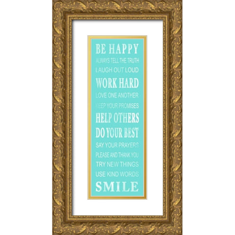 Work Hard Gold Ornate Wood Framed Art Print with Double Matting by Grey, Jace