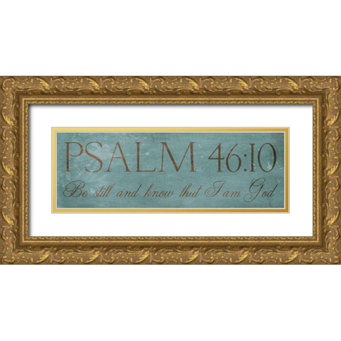 Be Still Gold Ornate Wood Framed Art Print with Double Matting by Grey, Jace