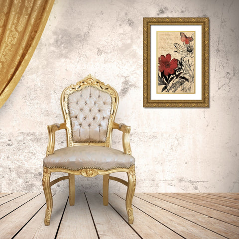 Paris A Gold Ornate Wood Framed Art Print with Double Matting by Grey, Jace