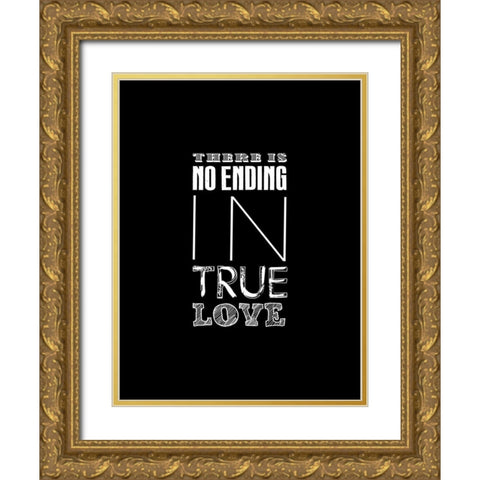 True Love 2 Gold Ornate Wood Framed Art Print with Double Matting by Grey, Jace