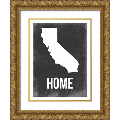 Cali Home Gold Ornate Wood Framed Art Print with Double Matting by Grey, Jace