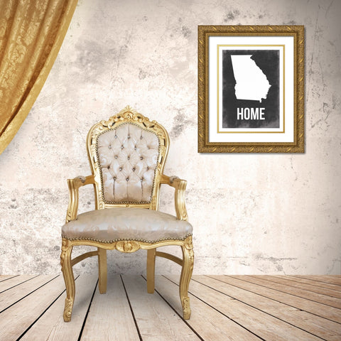 Georgia Home Gold Ornate Wood Framed Art Print with Double Matting by Grey, Jace