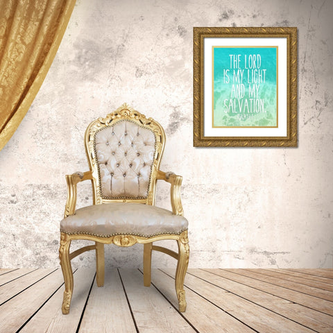 My Light Gold Ornate Wood Framed Art Print with Double Matting by Grey, Jace