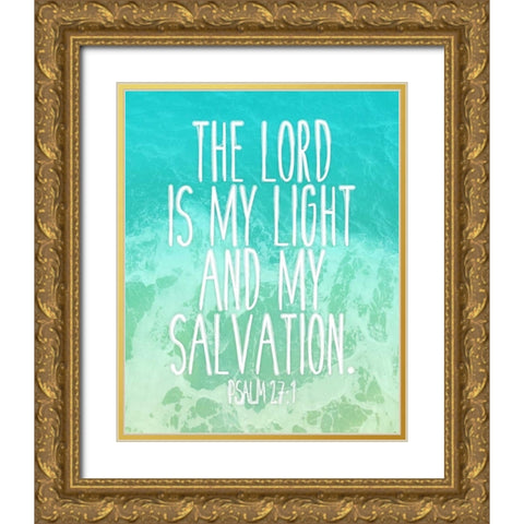 My Light Gold Ornate Wood Framed Art Print with Double Matting by Grey, Jace