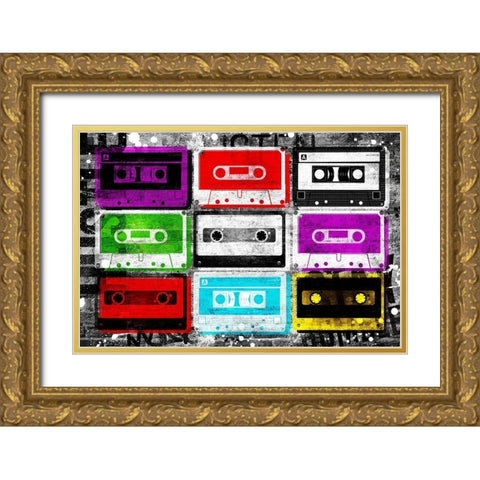 Stay Humble Gold Ornate Wood Framed Art Print with Double Matting by Grey, Jace