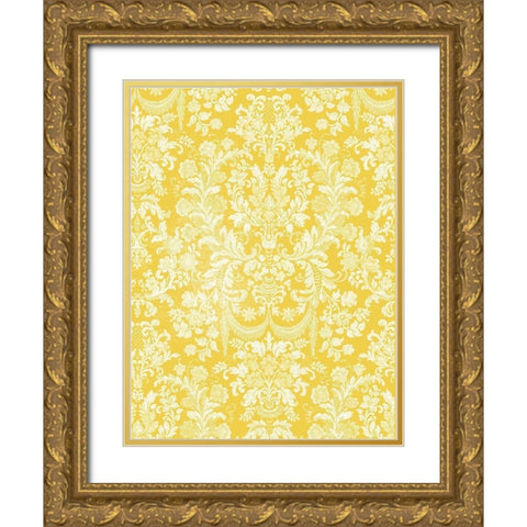 Sunny Wall Gold Ornate Wood Framed Art Print with Double Matting by Grey, Jace
