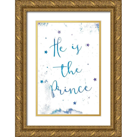 Star Prince Gold Ornate Wood Framed Art Print with Double Matting by Grey, Jace