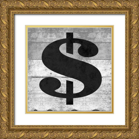 SHIFT KEY $ Gold Ornate Wood Framed Art Print with Double Matting by Grey, Jace
