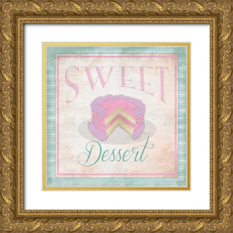 Sweet dessert Gold Ornate Wood Framed Art Print with Double Matting by Grey, Jace