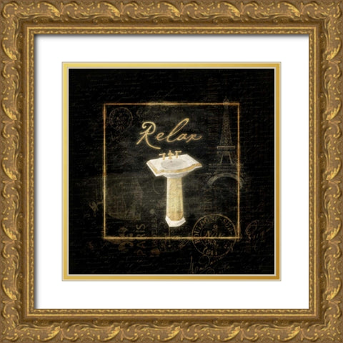 Gold Sink Gold Ornate Wood Framed Art Print with Double Matting by Grey, Jace