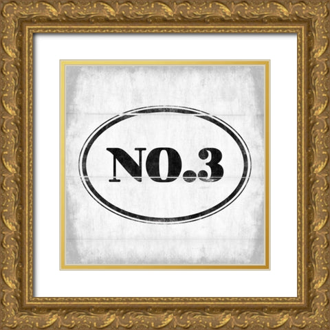 NO3 Gold Ornate Wood Framed Art Print with Double Matting by Grey, Jace