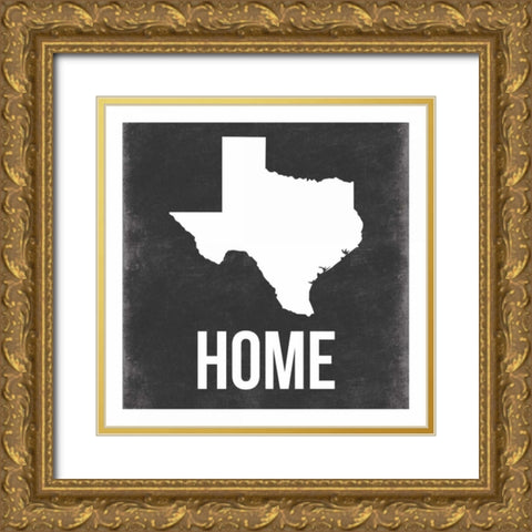 Texas Gold Ornate Wood Framed Art Print with Double Matting by Grey, Jace