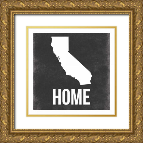 Cali Gold Ornate Wood Framed Art Print with Double Matting by Grey, Jace