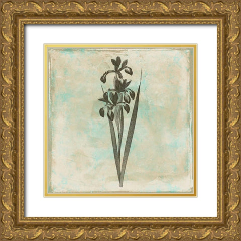 Earthy floral 1 Gold Ornate Wood Framed Art Print with Double Matting by Grey, Jace