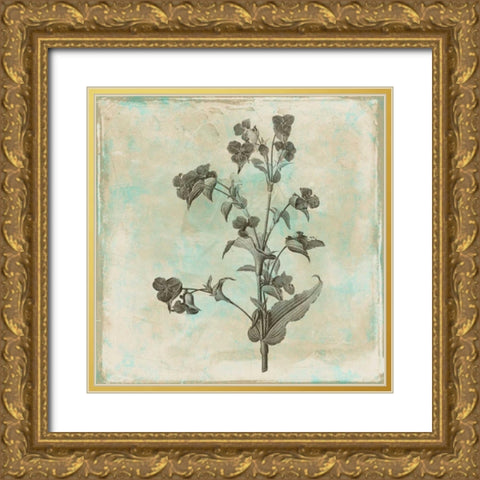 Earthy floral 4 Gold Ornate Wood Framed Art Print with Double Matting by Grey, Jace