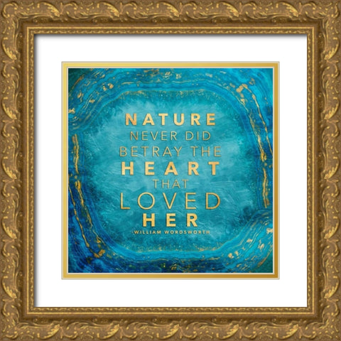 Nature Loyalty Gold Ornate Wood Framed Art Print with Double Matting by Grey, Jace