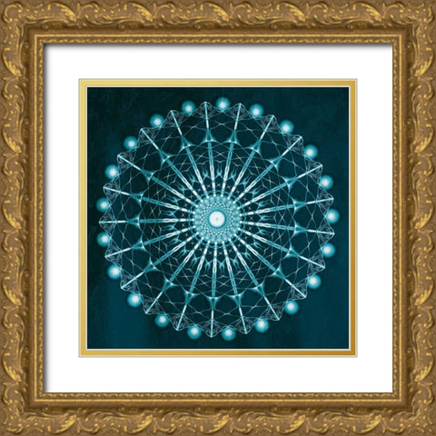 Hypnotize Gold Ornate Wood Framed Art Print with Double Matting by Grey, Jace