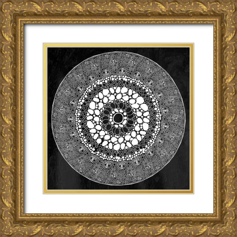 One Cell Gold Ornate Wood Framed Art Print with Double Matting by Grey, Jace