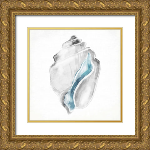 Soft Shell Gold Ornate Wood Framed Art Print with Double Matting by Grey, Jace