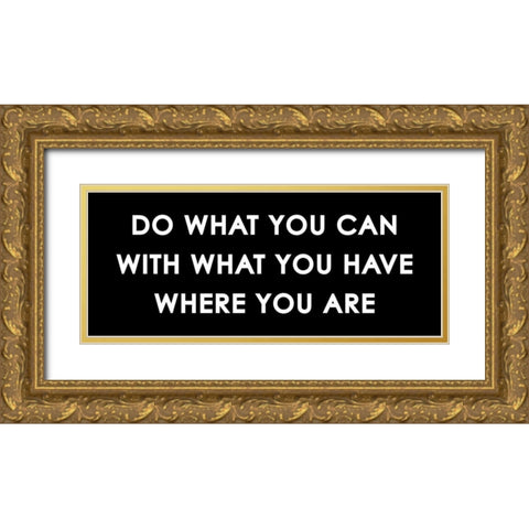 Where You Are Gold Ornate Wood Framed Art Print with Double Matting by Grey, Jace