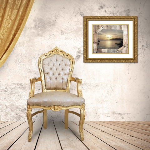 Light of The Lord Gold Ornate Wood Framed Art Print with Double Matting by Grey, Jace