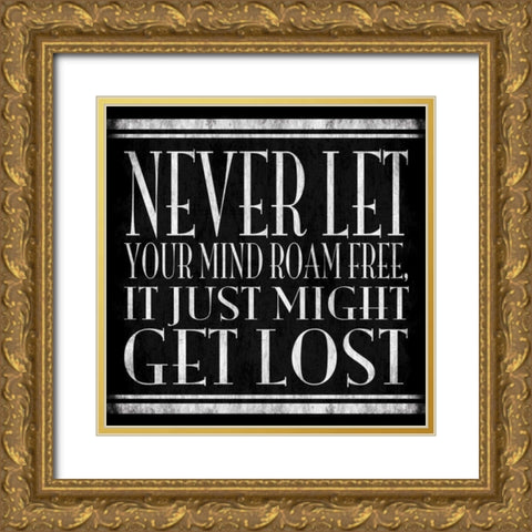 Mind Game Gold Ornate Wood Framed Art Print with Double Matting by Grey, Jace