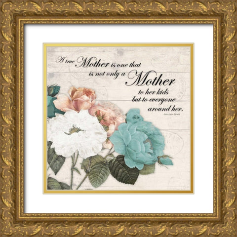 Mother Gold Ornate Wood Framed Art Print with Double Matting by Grey, Jace