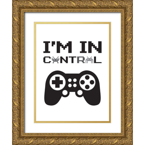 Im In Control 2 Gold Ornate Wood Framed Art Print with Double Matting by McCully, Jennifer