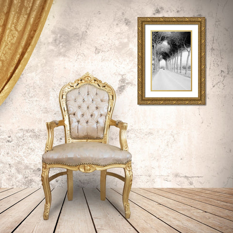 Italy 33 Gold Ornate Wood Framed Art Print with Double Matting by Grey, Jace