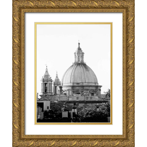 Dome In The Sky Gold Ornate Wood Framed Art Print with Double Matting by Pica, Jeff