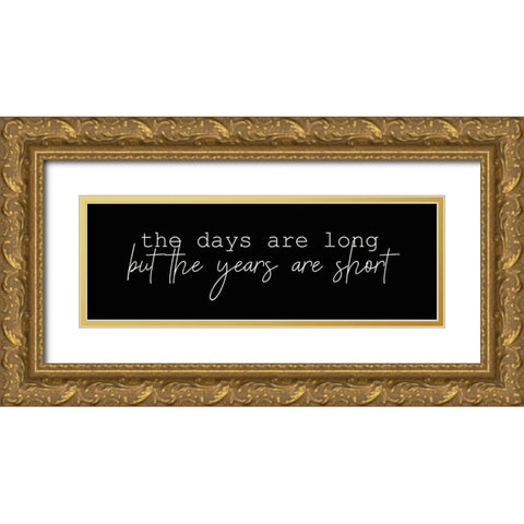 The Days Gold Ornate Wood Framed Art Print with Double Matting by Kimberly, Allen