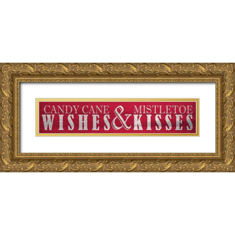 Nostalgic Christmas 11 Gold Ornate Wood Framed Art Print with Double Matting by Kimberly, Allen