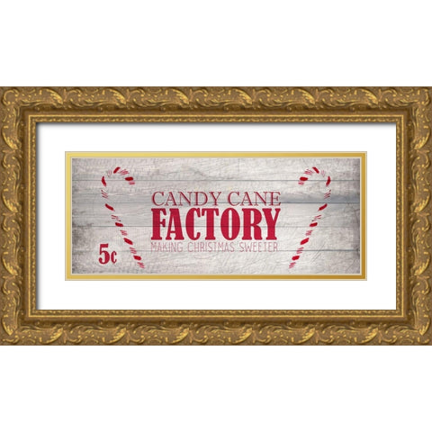 Nostalgic Christmas 1 Gold Ornate Wood Framed Art Print with Double Matting by Kimberly, Allen