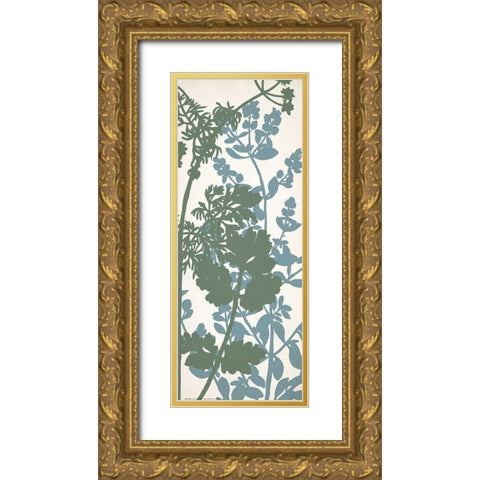 Grow 1 Gold Ornate Wood Framed Art Print with Double Matting by Allen, Kimberly