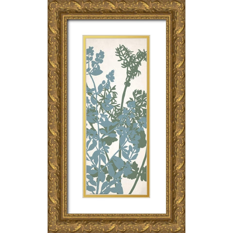 Grow 3 Gold Ornate Wood Framed Art Print with Double Matting by Allen, Kimberly