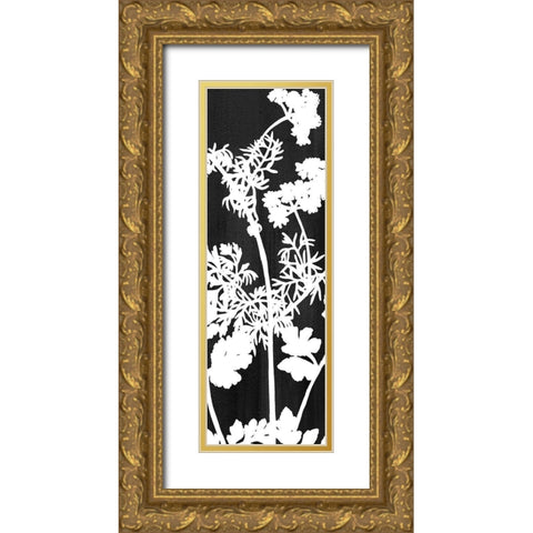 Botanical Panel 2 Gold Ornate Wood Framed Art Print with Double Matting by Allen, Kimberly