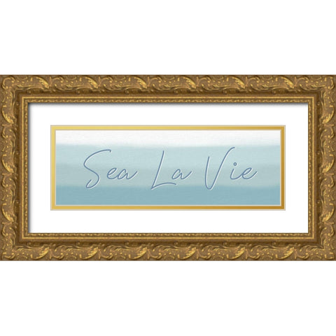 Sea La Vie Gold Ornate Wood Framed Art Print with Double Matting by Allen, Kimberly