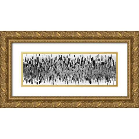 Black Balance Gold Ornate Wood Framed Art Print with Double Matting by Allen, Kimberly